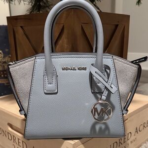 Michael Kors Pale Blue Mini Bag XS Satchel